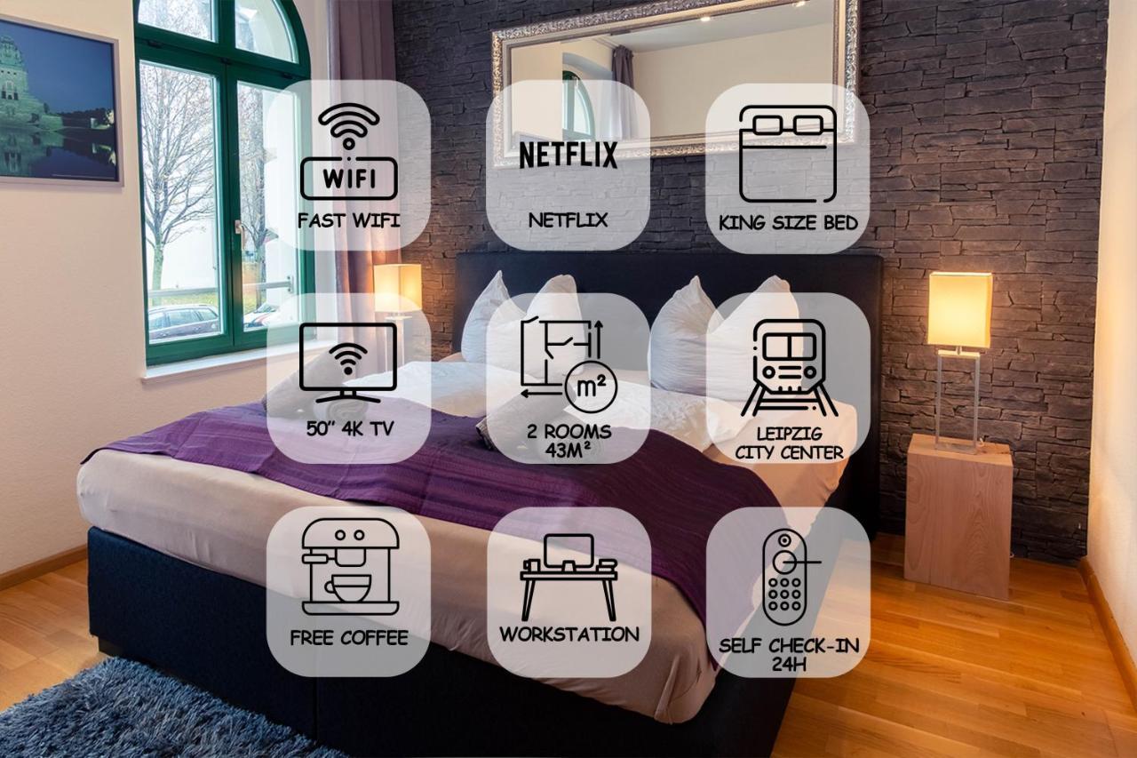 Feelgoodflats Design In City Center, Central Station Close With Netflix Und Workplace *
